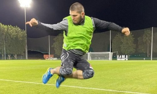 Хабиб Нурмагомедов собрал футбольную команду бойцов UFC. Видео