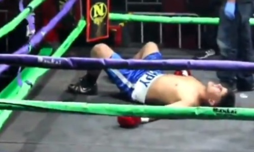 Четкий «выстрел» по печени номинирован на лучший нокаут месяца. Видео