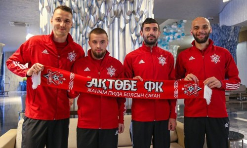 «Актобе» объявил о подписании пятерых новичков