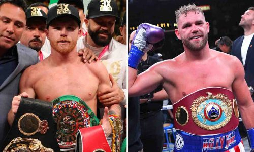 Появилась официальная афиша боя «Канело» — Сондерс за три титула чемпиона мира