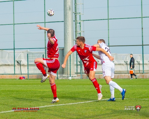 Представлен фоторепортаж с товарищеского матча «Кайсар» — «Шкендия» 1:1