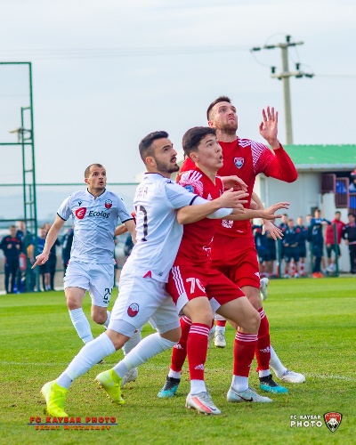 Представлен фоторепортаж с товарищеского матча «Кайсар» — «Шкендия» 1:1