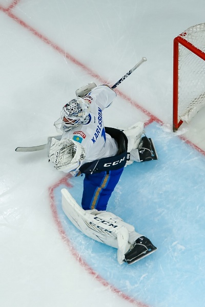 Фоторепортаж с матча КХЛ «Металлург» — «Барыс» 3:1