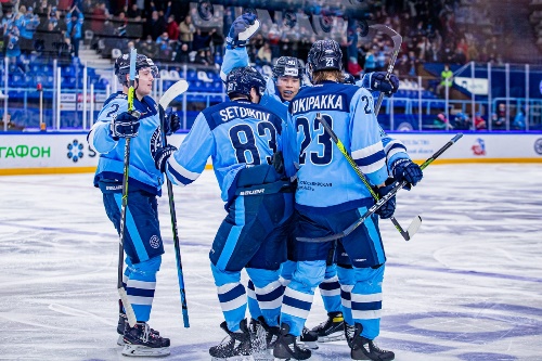 Фоторепортаж с матча КХЛ «Сибирь» — «Барыс» 2:3