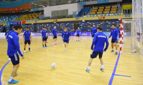 Сборная Казахстана провела предыгровую тренировку перед матчем отбора ЕВРО-2022