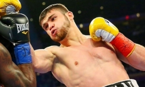 «Победа поднимет меня на новый уровень». Казахстанский боксер из Golden Boy припугнул соперника перед титульным боем