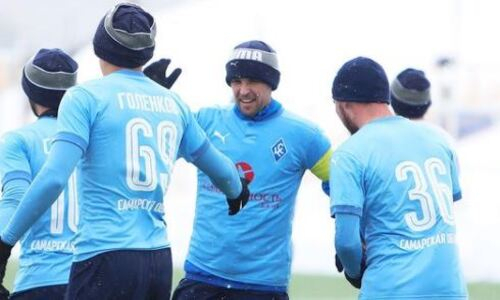 Абат Аймбетов помог основному составу «Крыльев Советов» одержать победу над дублем. Фото