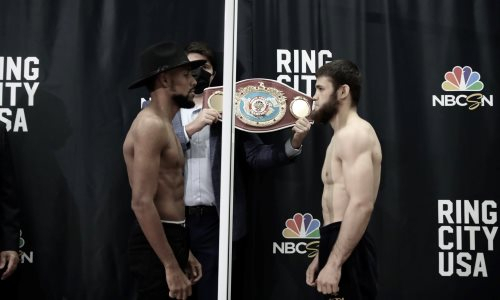 Промоушн Мигеля Котто показал видео со взвешивания перед боем Руслан Мадиев — Даниэлито Зорилья