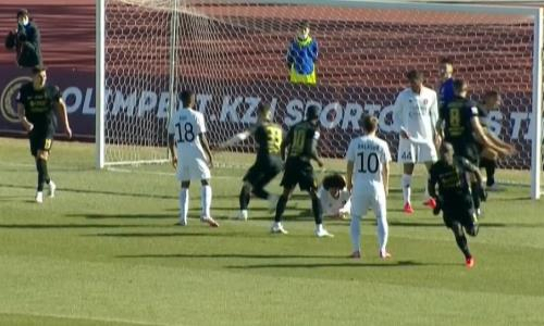 Видео гола Полякова матча Суперкубка Казахстана «Кайрат» — «Шахтер»