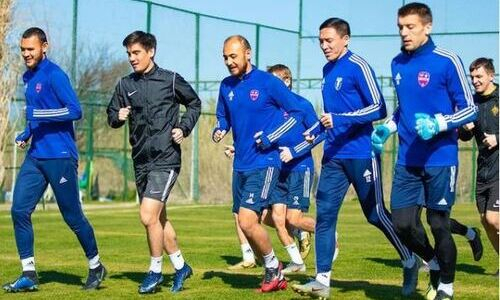 «Акжайык» провел первую тренировку на УТС в Нур-Султане. Фото