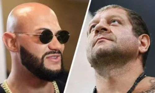 «Буду бить лысую голову». Джиган и Емельяненко договорились о бое и провели дуэль взглядов. Фото