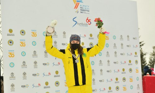 Галышева дала оценку своему выступлению на чемпионате мира по фристайлу-могул в Алматы