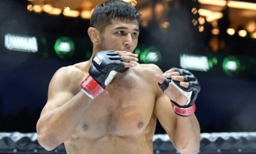 Побивший Резникова узбекский файтер брутальным слэмом нокаутировал соперника. Видео