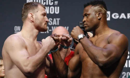 Миочич — Нганну 2: где, когда и во сколько смотреть трансляцию боя за титул чемпиона UFC