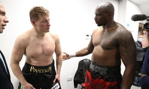 Уайт посетил раздевалку Поветкина после боя-реванша. Видео