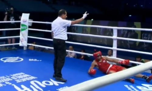 Великолепный нокаут казахстанского боксера спустя три года привел в восторг AIBA. Видео