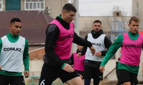 «Атырау» провел подготовку к западному дерби с «Актобе». Фото