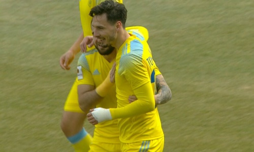В матче полуфинала Суперкубка Казахстана забит первый гол сезона. Видео
