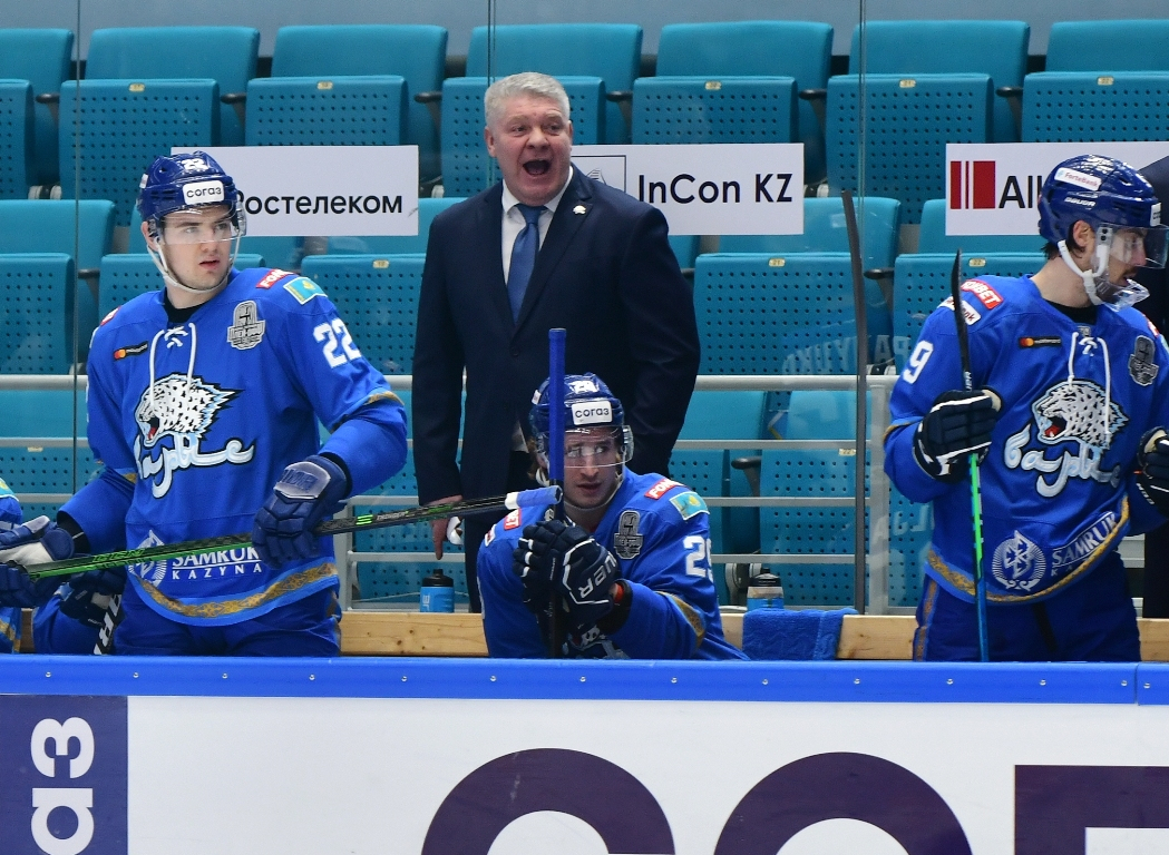 Фоторепортаж с матча плей-офф КХЛ «Барыс» — «Металлург» 1:2