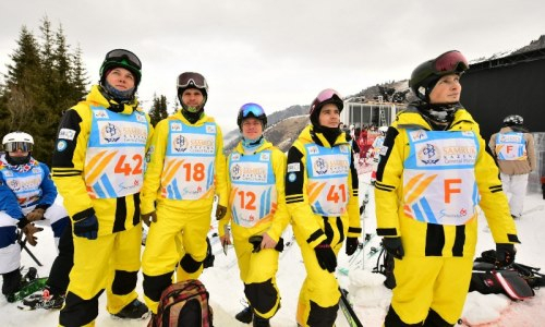 Фоторепортаж с первого дня чемпионата мира по фристайлу-могул в Алматы