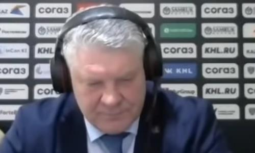 Видео послематчевой пресс-конференции игры КХЛ «Барыс» — «Металлург» 4:2