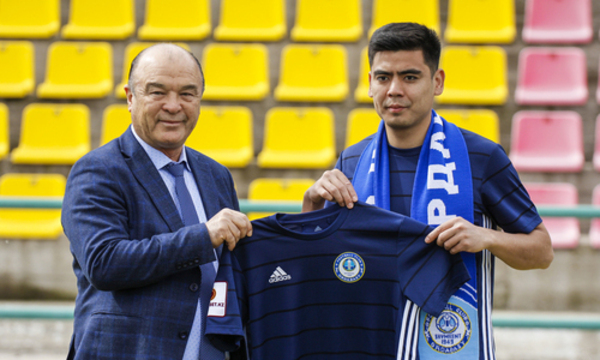 Клуб КПЛ официально объявил о подписании Еркебулана Тунгышбаева. Фото