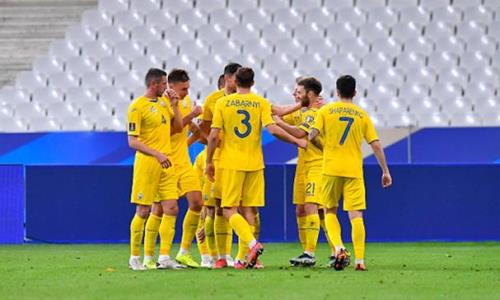 Сборная Украины в матче с Казахстаном повторила рекорд 13-летней давности
