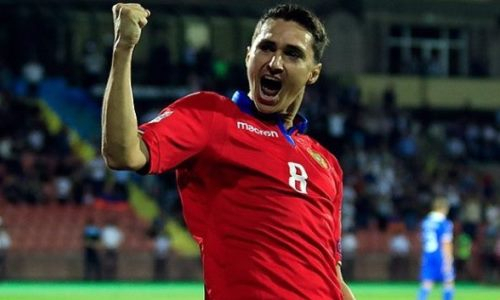 Лучший футболист КПЛ-2018 оценил шансы сборной Армении в группе с Германией в отборе к ЧМ-2022