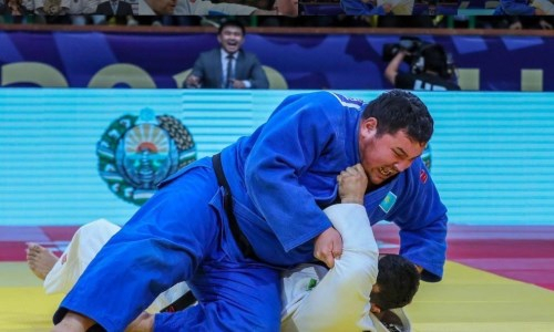 Казахстанский борец на чемпионате Азии по дзюдо уступил в схватке за бронзовую медаль