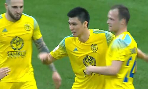 «Астана» разнесла «Атырау» в матче с тремя дублями и четырьмя голевыми пасами Томасова