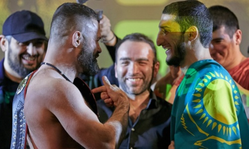 Прямая трансляция турнира AMC Fight Nights 100 с титульным боем казахстанца Гойти Дазаева