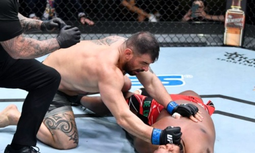 Бой UFC завершился брутальным нокаутом «Безумного титана». Видео
