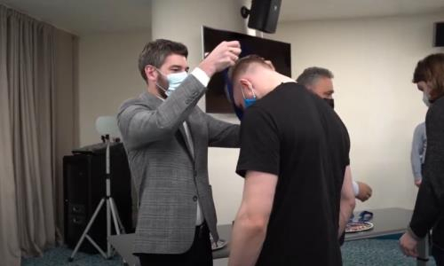 Фарм-клуб «Барыса» наградили бронзовыми медалями чемпионата Казахстана. Видео