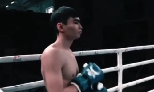 20-летний казахстанский боксер прокомментировал свою уверенную победу нокаутом