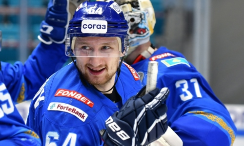 «Второй показатель в команде». «Барыс» выдал статистику казахстанского форварда за сезон КХЛ