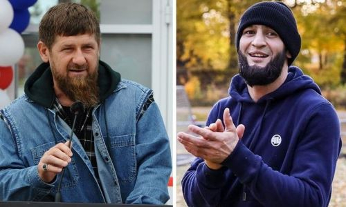 Боец UFC Хамзат Чимаев поборолся с Рамзаном Кадыровым. Видео