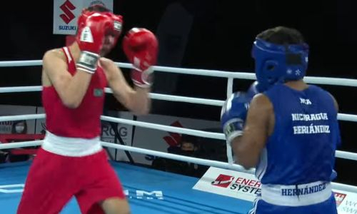 Видео боя с нокдауном, или Как 17-летний казахстанец уничтожал соперника в дебюте на МЧМ-2021