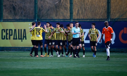 Молодежка «Кайрата» благодаря пенальти на последних минутах вырвала ничью в матче Первой лиги