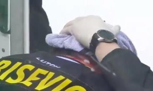 Кровавая драка случилась после финальной сирены матча «Сарыарка» — «Арлан». Видео