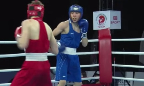 Казахстанский боксер побывал в нокдауне, но нокаутировал чемпиона Латвии на МЧМ-2021