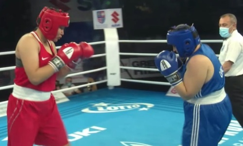 Казахстанcкая боксерша выиграла нокаутом и гарантировала стране первую медаль на МЧМ-2021
