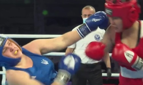 Видео нокаута, или Как казахстанка «удосрочила» украинку и принесла стране первую медаль МЧМ-2021