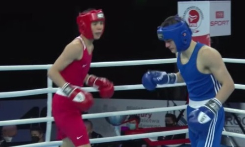 Как 17-летний казахстанский боксер оформил нокаут с гонгом на МЧМ-2021. Видео