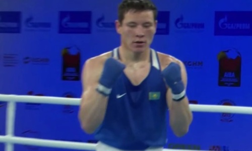 Стартовавший с нокаута на МЧМ-2021 казахстанский боксер уверенно вышел в четвертьфинал