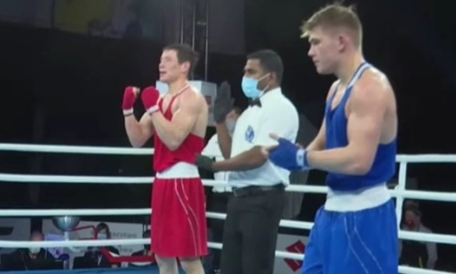 Стартовавший с нокаута казахстанский боксер без проблем вышел в полуфинал МЧМ-2021