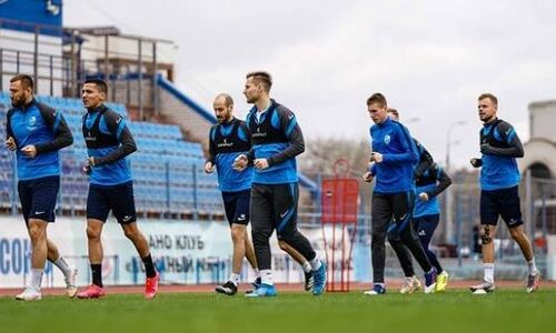 Футболисты сборной Казахстана в составе «Ротора» начали подготовку к матчу РПЛ с «Зенитом». Фото