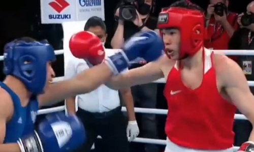 Потрясающий боксер из Казахстана восхитил AIBA. Видео
