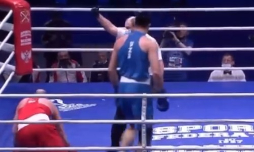 Главный соперник Кункабаева из Узбекистана поиздевался нокдаунами и нокаутировал россиянина в Санкт-Петербурге. Видео