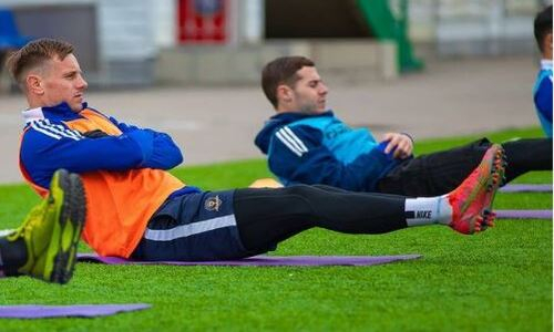 «Акжайык» начал подготовку к матчу КПЛ с «Астаной». Фото