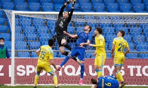 Голкипер сборной Казахстана продлил свою «сухую» серию в КПЛ